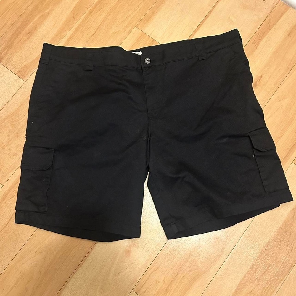 Women's dickie shorts black size 24W utility shorts